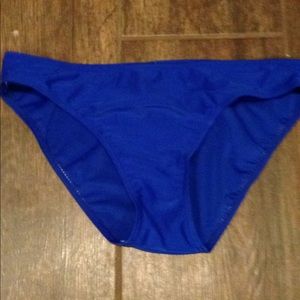 Blue bikini bottoms